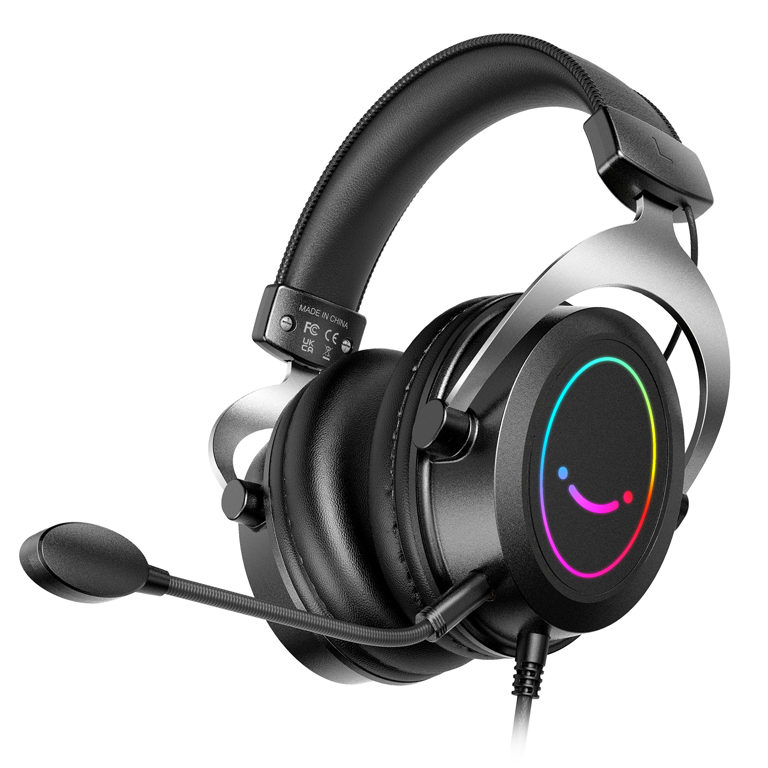 Gaming Headset Rgb - FIFINE Gaming Headpset with Dynamic RGB/MIC/In-line