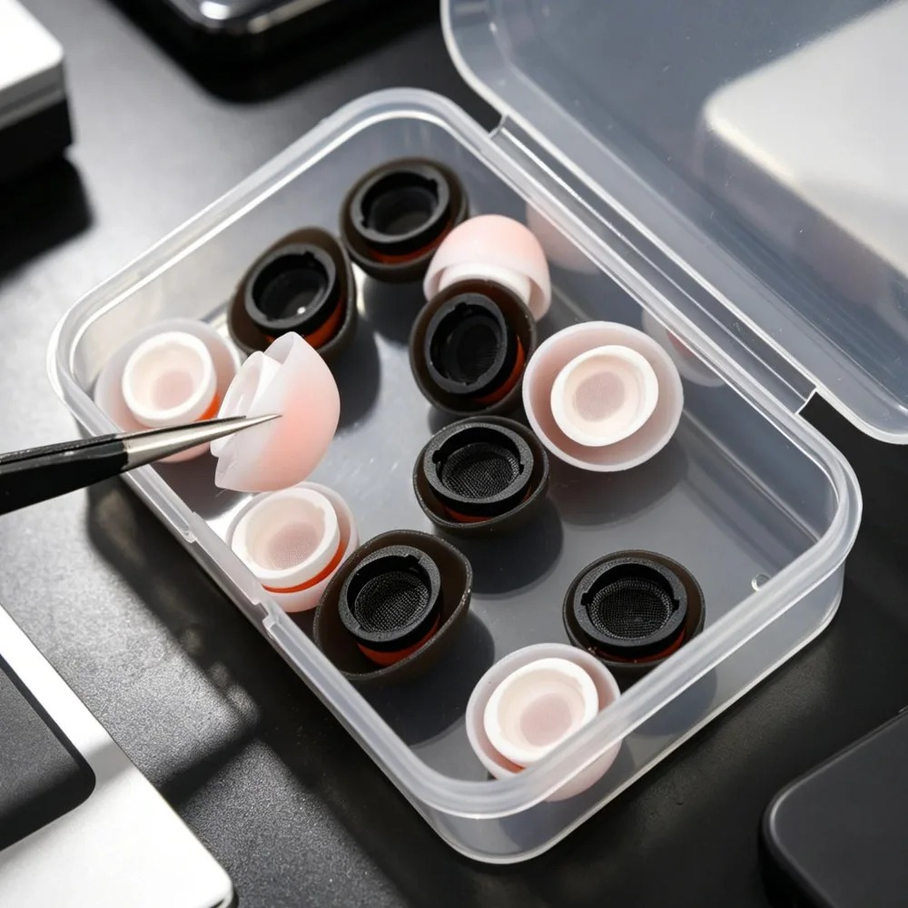 1Box 3Pairs Silicone Ear Plugs - Silicone Ear Tip Replacement avis et prix