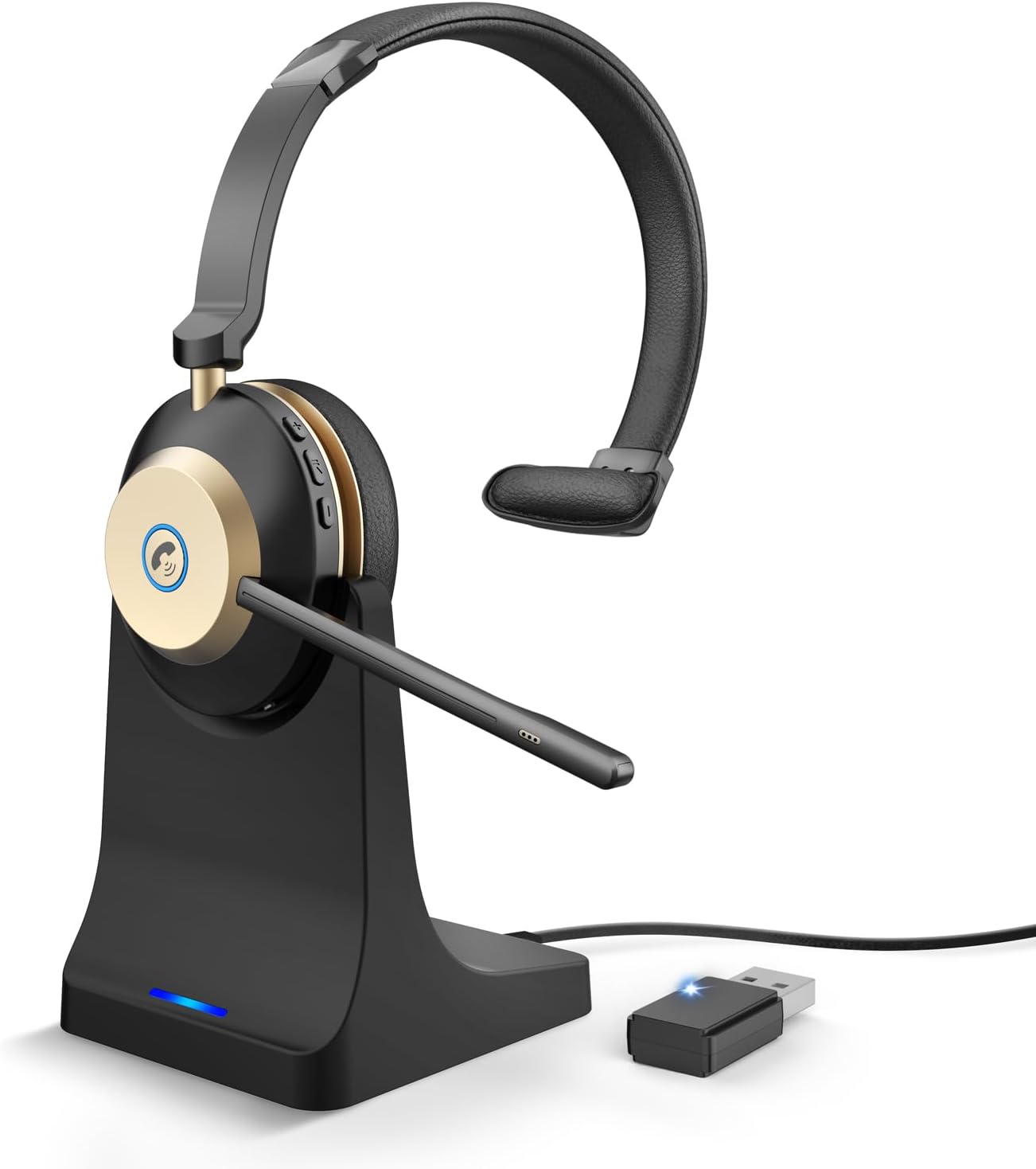 Wireless Headset with Mic, Noi - Noise Cancelling Headphone avis et prix
