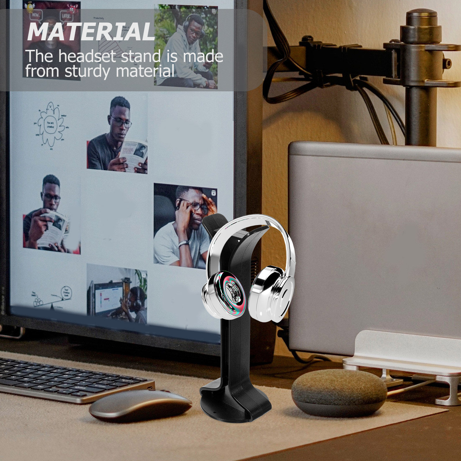 Sturdy Headphone Stand Headset - Headphone Stand Desk avis et prix