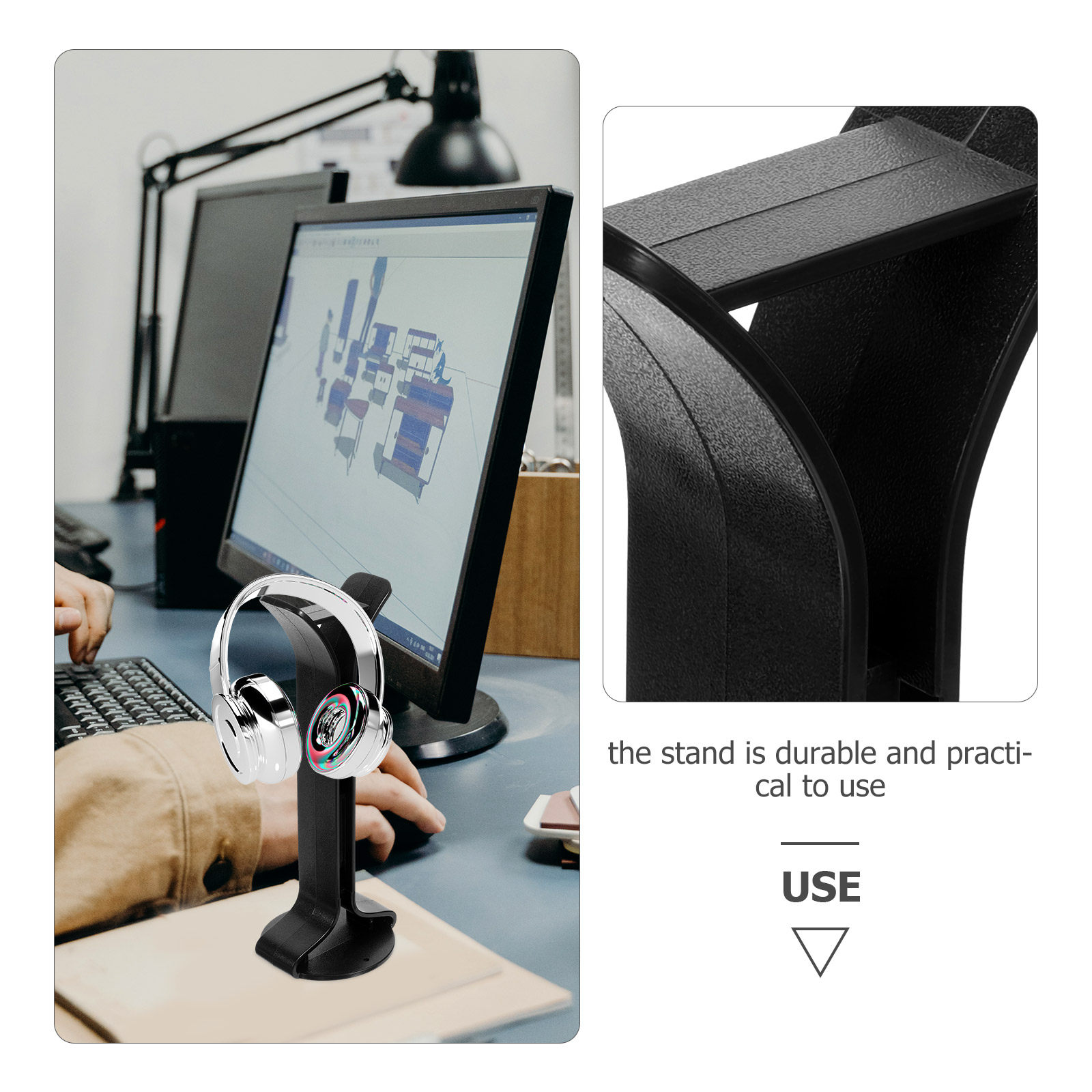 Sturdy Headphone Stand Headset - Headphone Stand Desk avis et prix