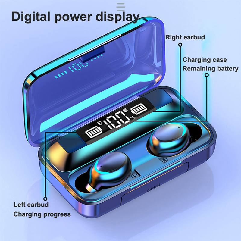 2026 F9 Wireless Earphones LED - Wireless Earbuds Tws avis et prix