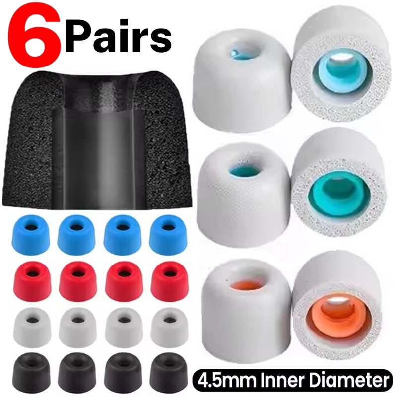 6/1Pairs Soft Memory Foam Earb - Earphone Foam Tip avis et prix