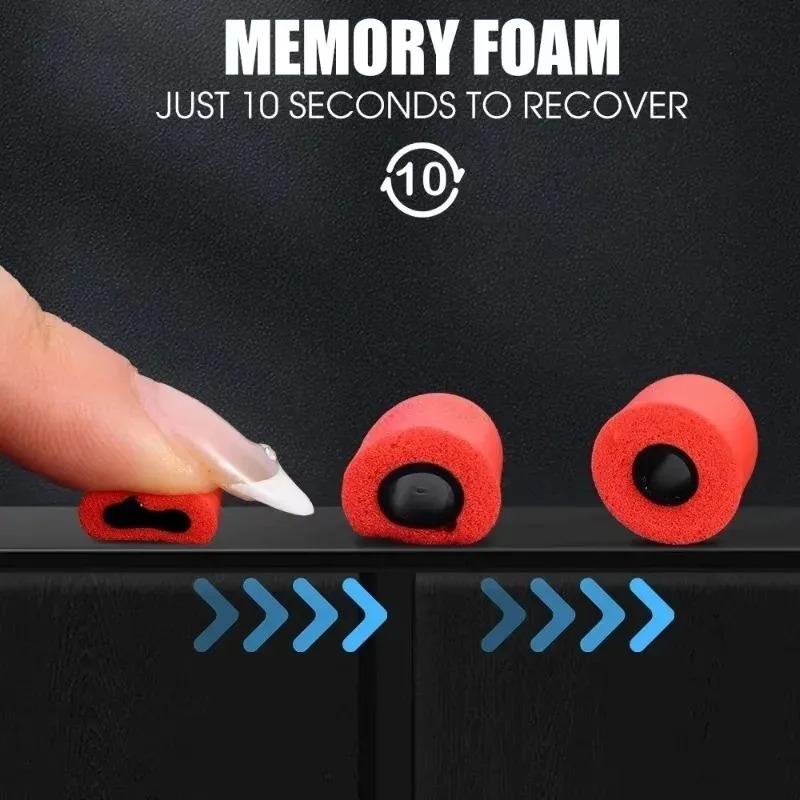 6/1Pairs Soft Memory Foam Earb - Earphone Foam Tip avis et prix