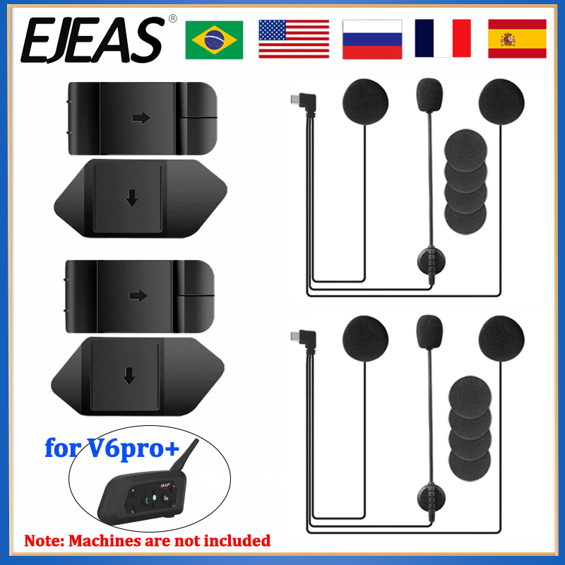 EJEAS V6 PRO+ Motorcycle Helme - Usb C Earphone avis et prix