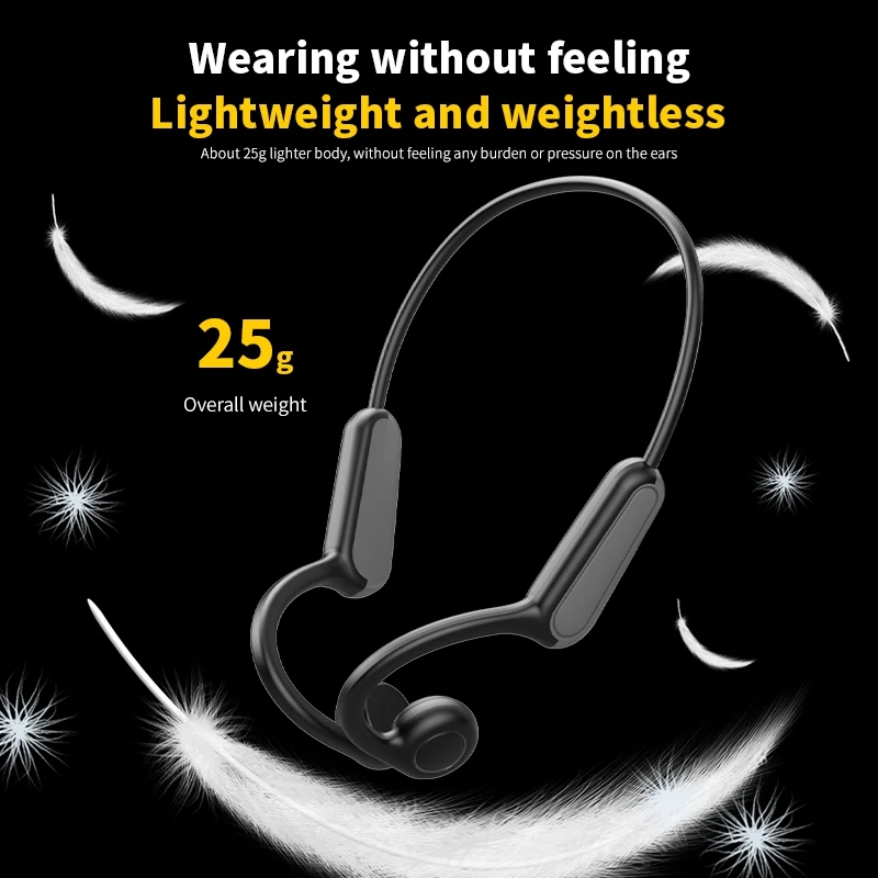 Bone Conduction IPX5 Headphone - Bluetooth Headset On Ear avis et prix