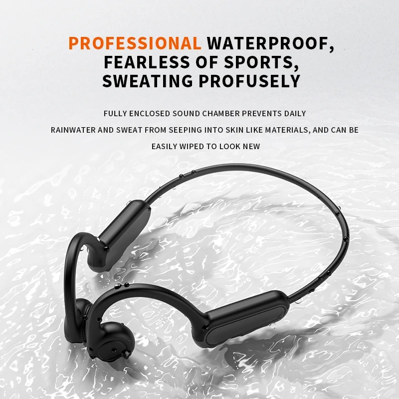 Bone Conduction IPX5 Headphone - Bluetooth Headset On Ear avis et prix