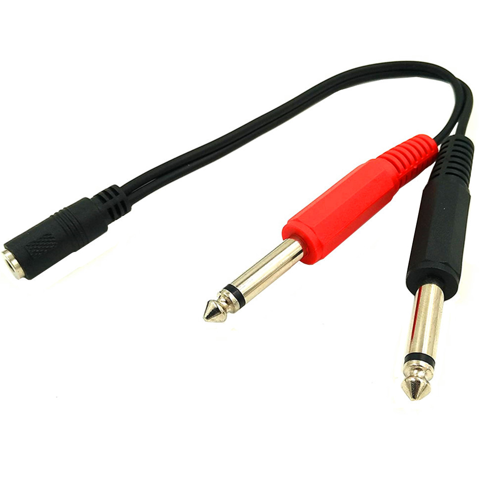 6.35 Mm Male To 2 6.35 Mm 3.5m - Audio Splitter Y avis et prix