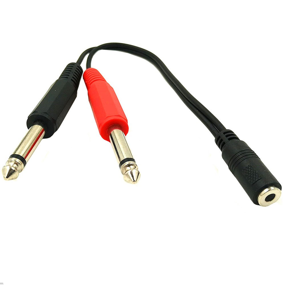 6.35 Mm Male To 2 6.35 Mm 3.5m - Audio Splitter Y avis et prix