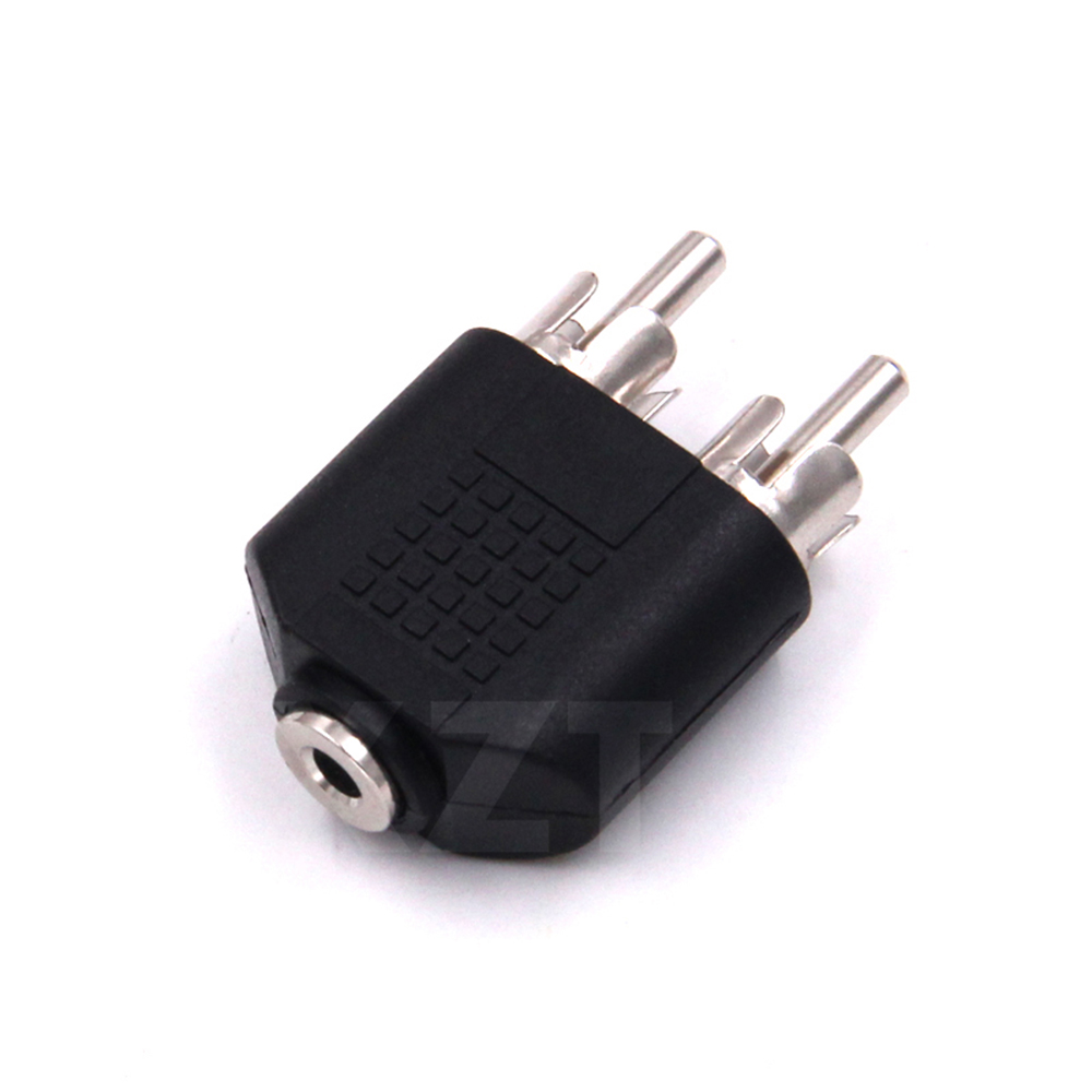 3.5mm Stereo Male To 2 RCA Fem - Earphone Splitter Jack avis et prix