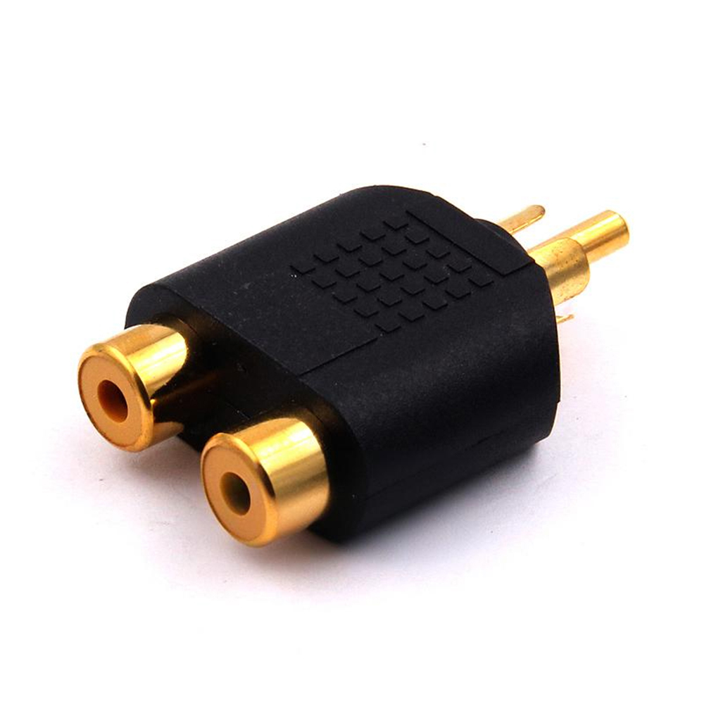 3.5mm Stereo Male To 2 RCA Fem - Earphone Splitter Jack avis et prix