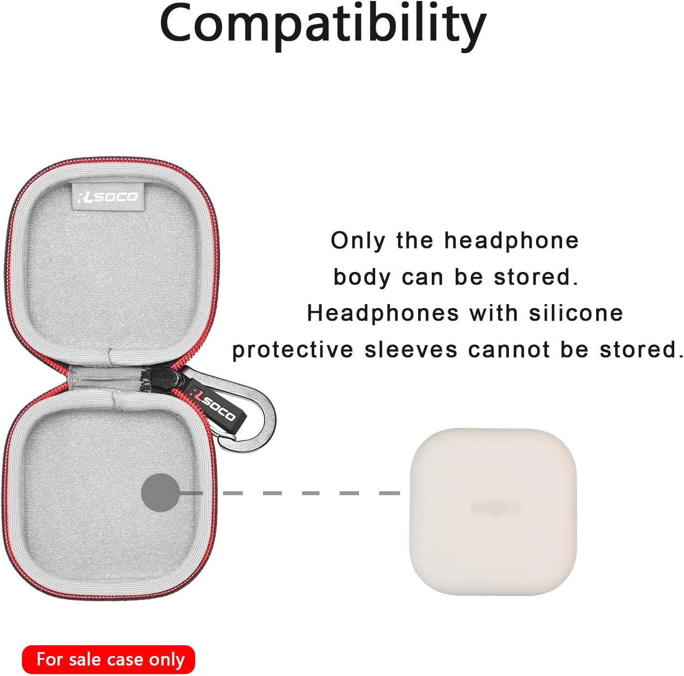 RLSOCO Hard Case for SHOKZ NEW - Headphone Case Hard avis et prix