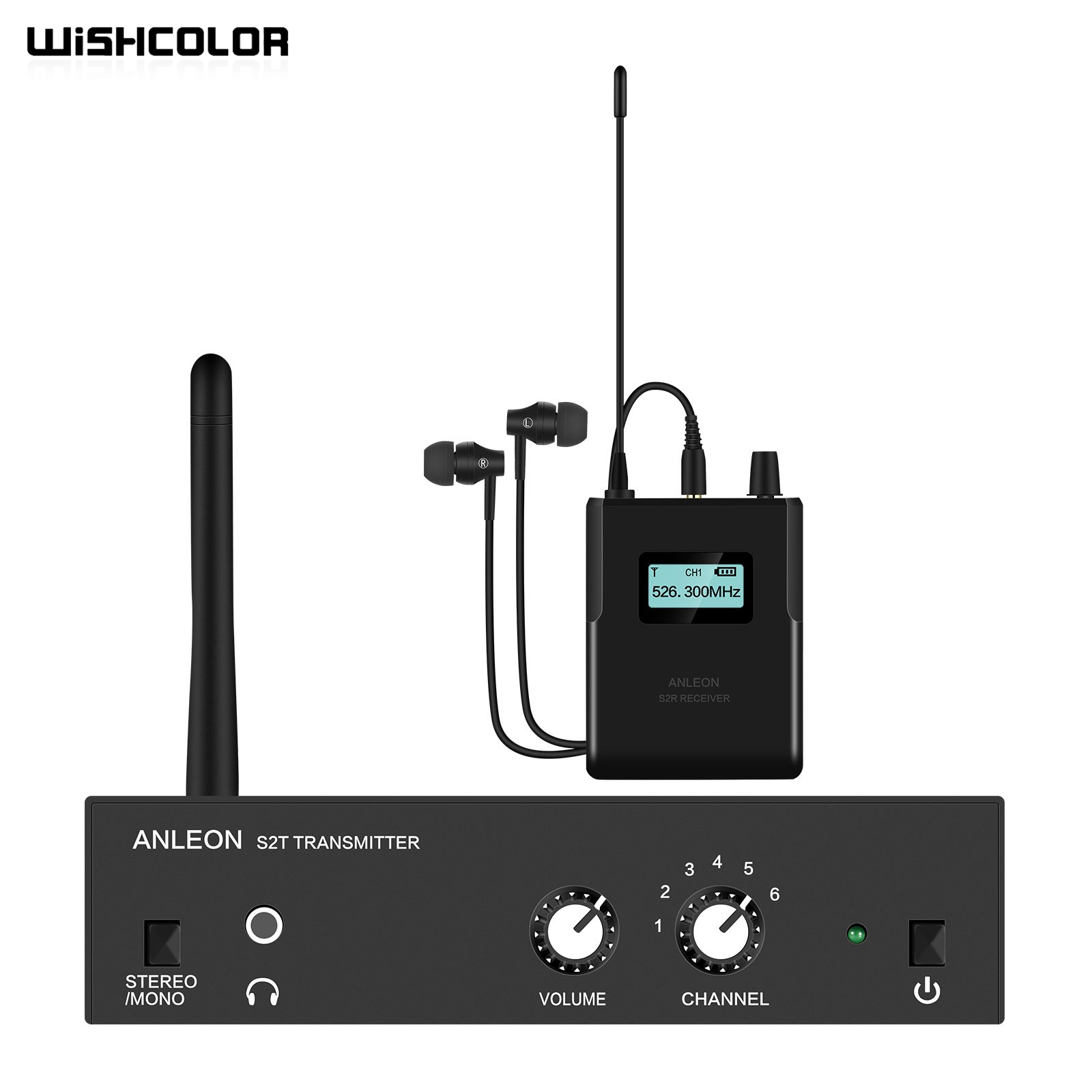 Wishcolor ANLEON S2 526-535MHz - In Ear Monitor Iem avis et prix