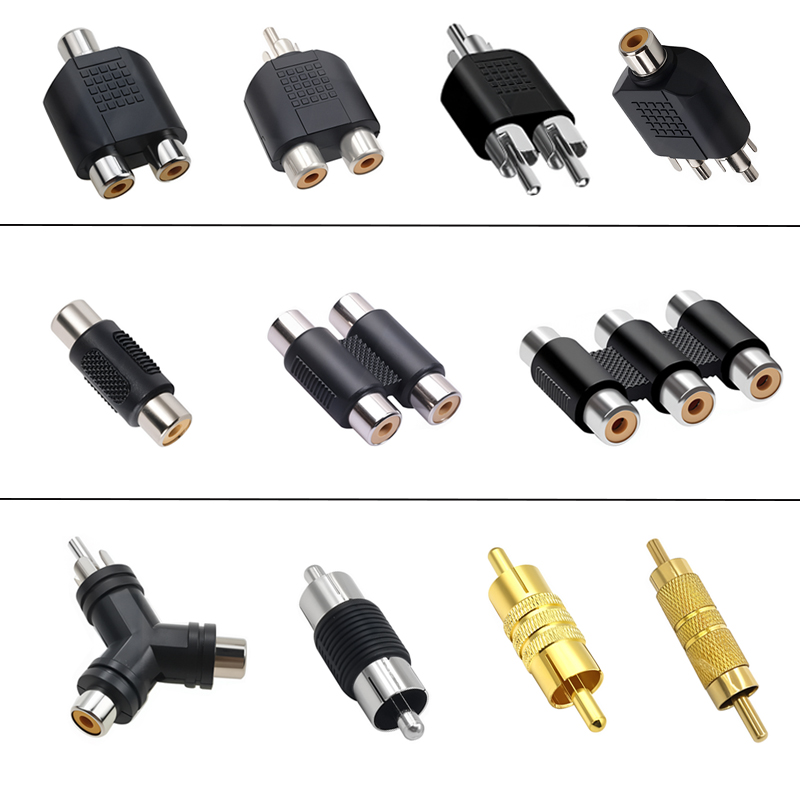 5pcs RCA Jack Female To Male P - Audio Splitter Y avis et prix