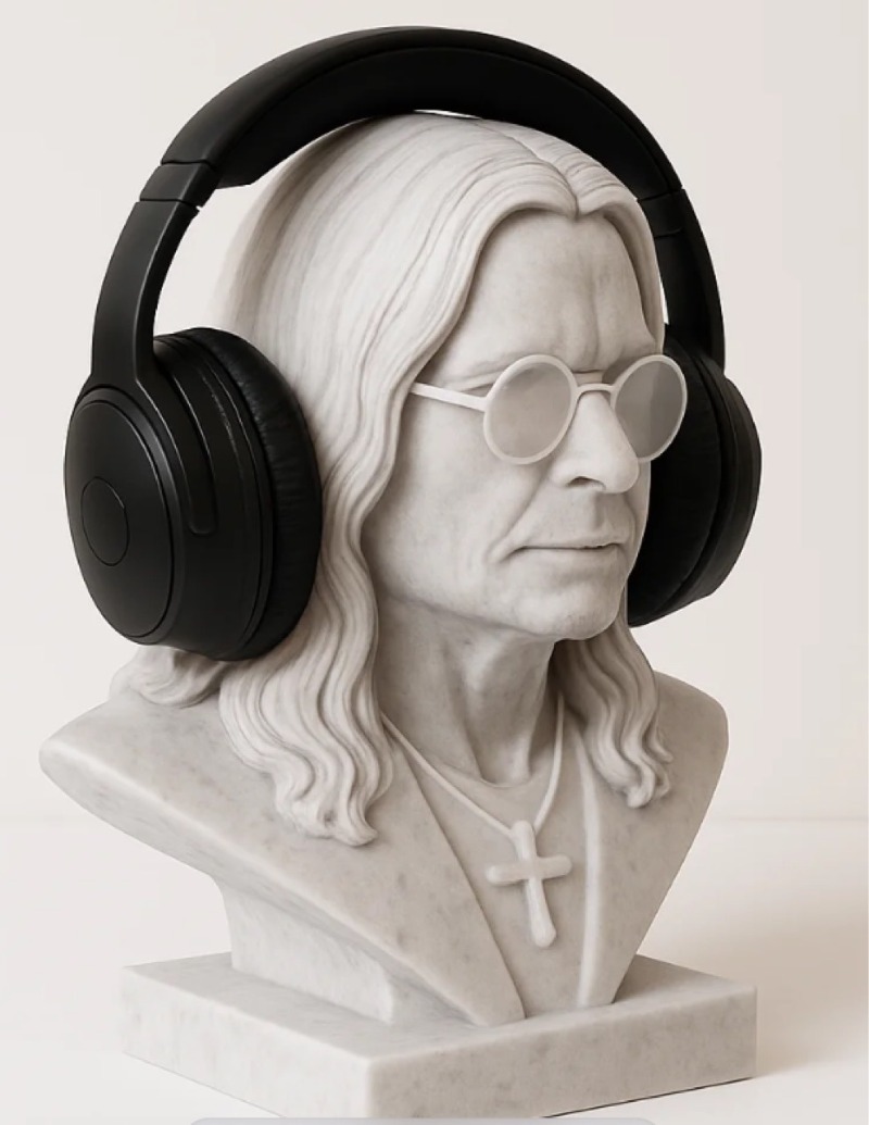 Heavy Metal Rock Legend Inspir - Headphone Stand Desk avis et prix