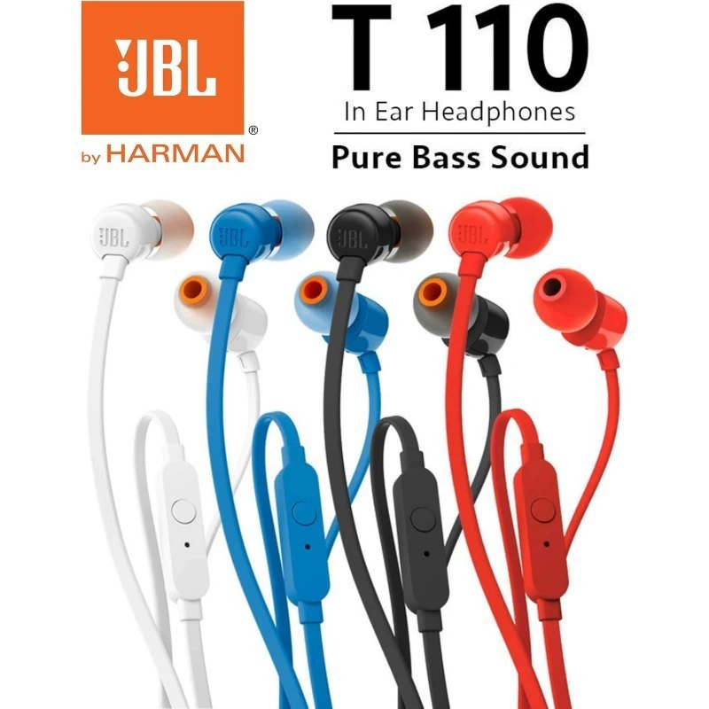 JBL T110 Wired In Ear Headphon - Wired Earphone Mic avis et prix