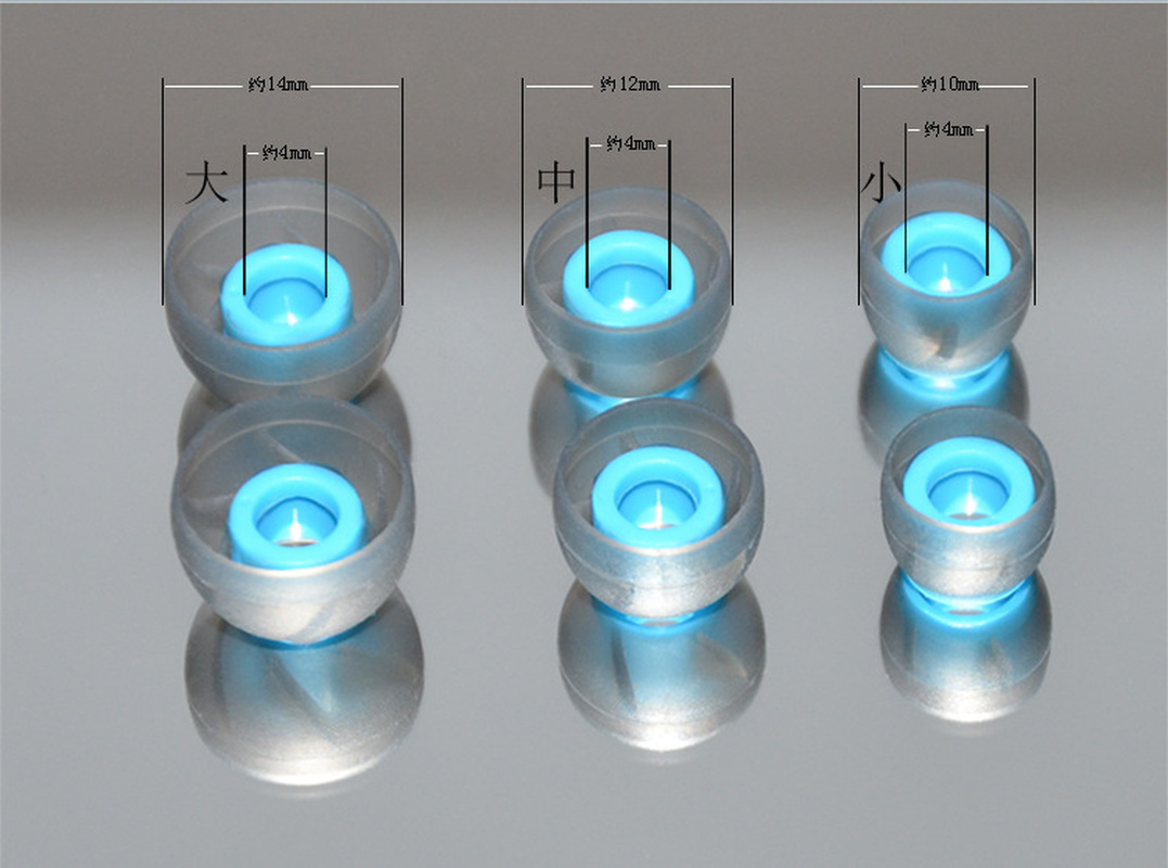 QKZ Spiral Silicone Ear Tips R - Silicone Ear Tip Replacement avis et prix