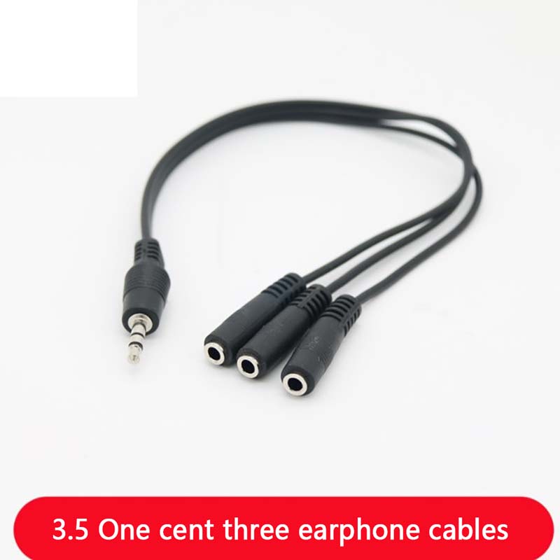 【C】3.5mm 3-Way Port Aux Audio  - Earphone Splitter Jack avis et prix