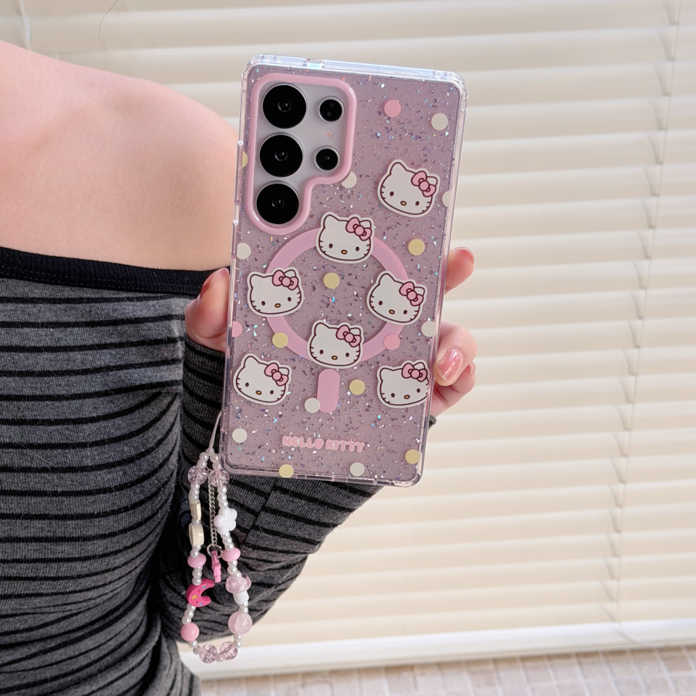Magnetic Glitter Color Wave Po - Headphone Case Hard avis et prix