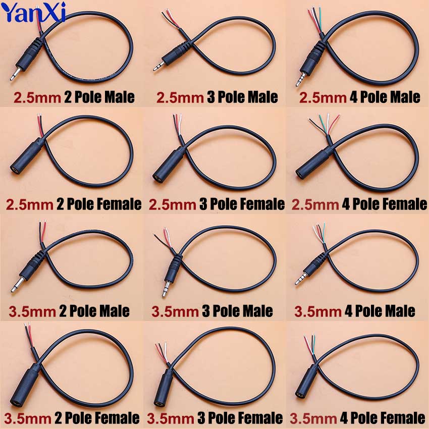 1pcs 2.5mm 3.5mm Mono Stereo A - Audiophile Headphone Wired avis et prix