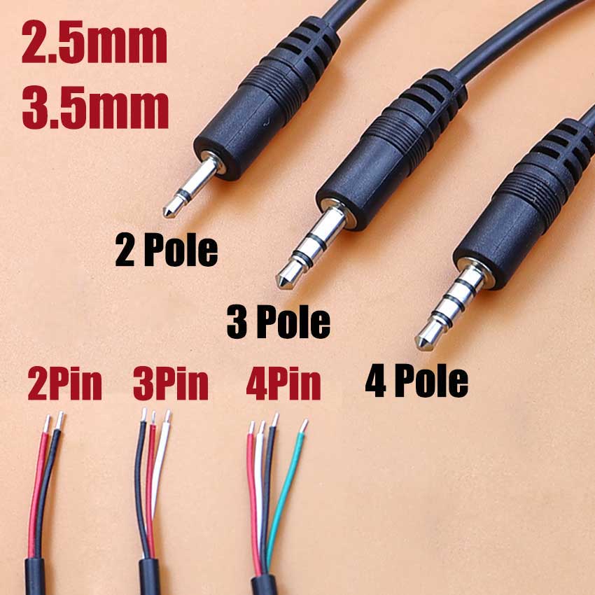 1pcs 2.5mm 3.5mm Mono Stereo A - Audiophile Headphone Wired avis et prix