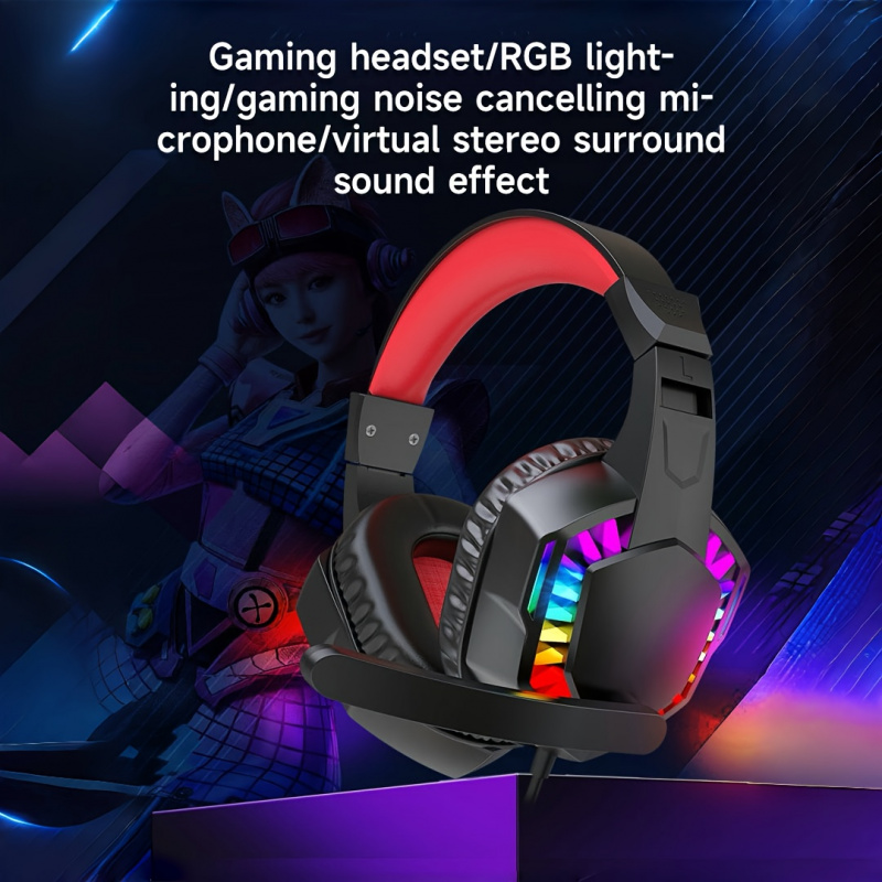 A66,Wired headphones, gaming h - Gaming Headset Rgb avis et prix