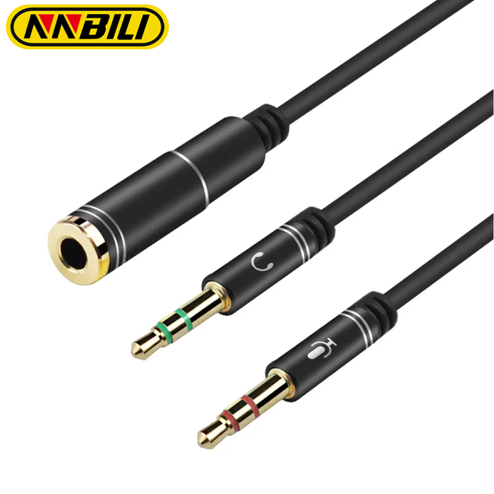 NNBILI Mini Jack 3.5 Microphon - Earphone Splitter Jack avis et prix