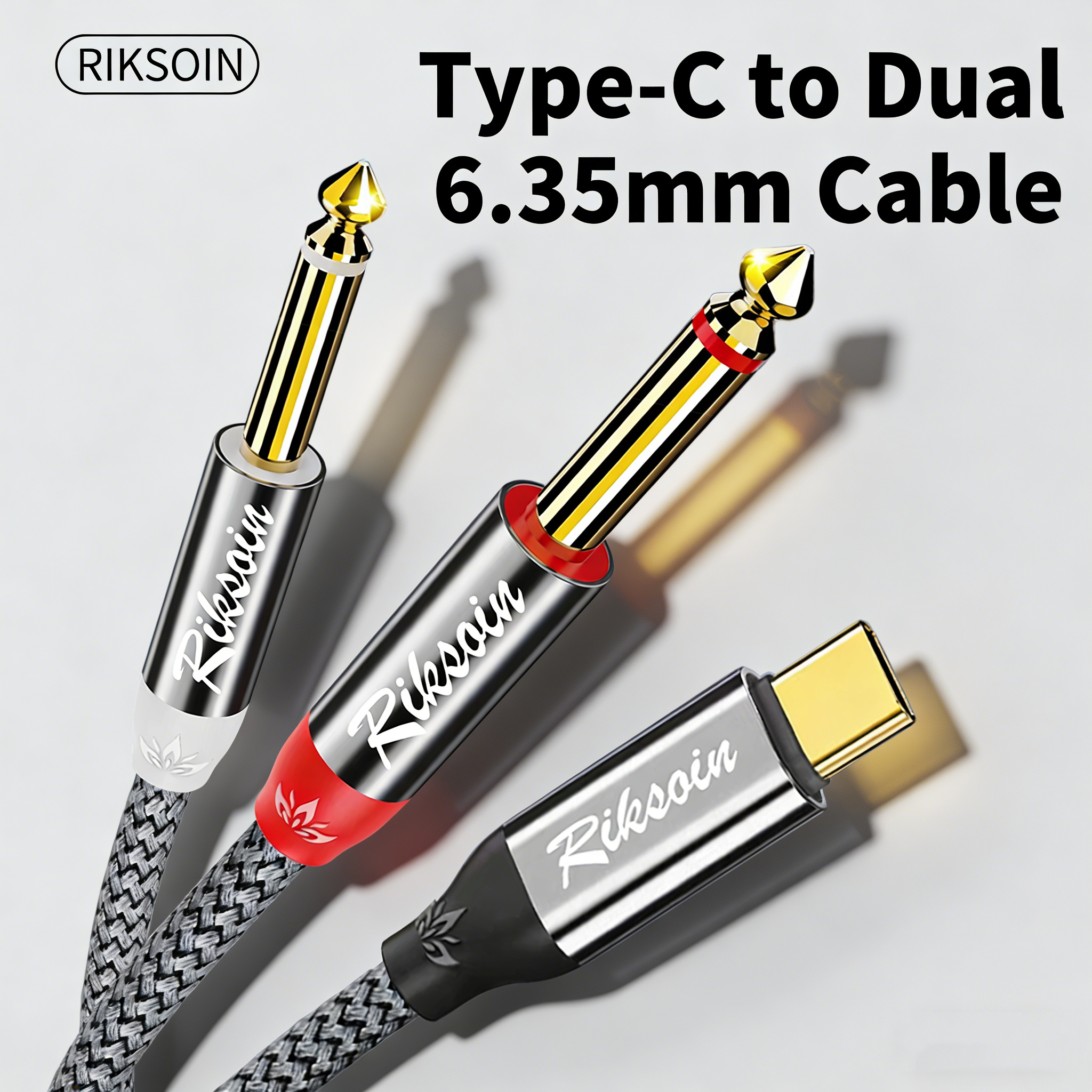 USB Type C to Dual 6.35mm TS A - Audio Splitter Y avis et prix