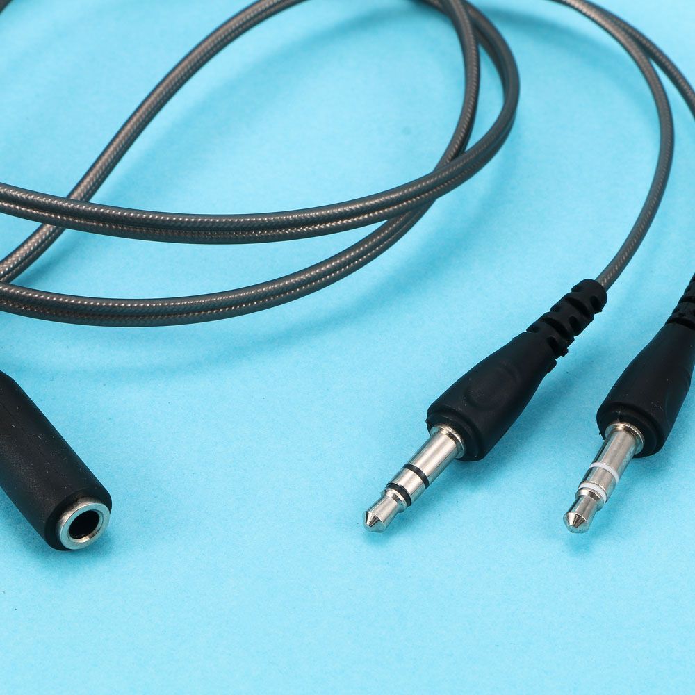 1M 3.5MM Female To 2 Male PC A - Earphone Splitter Jack avis et prix