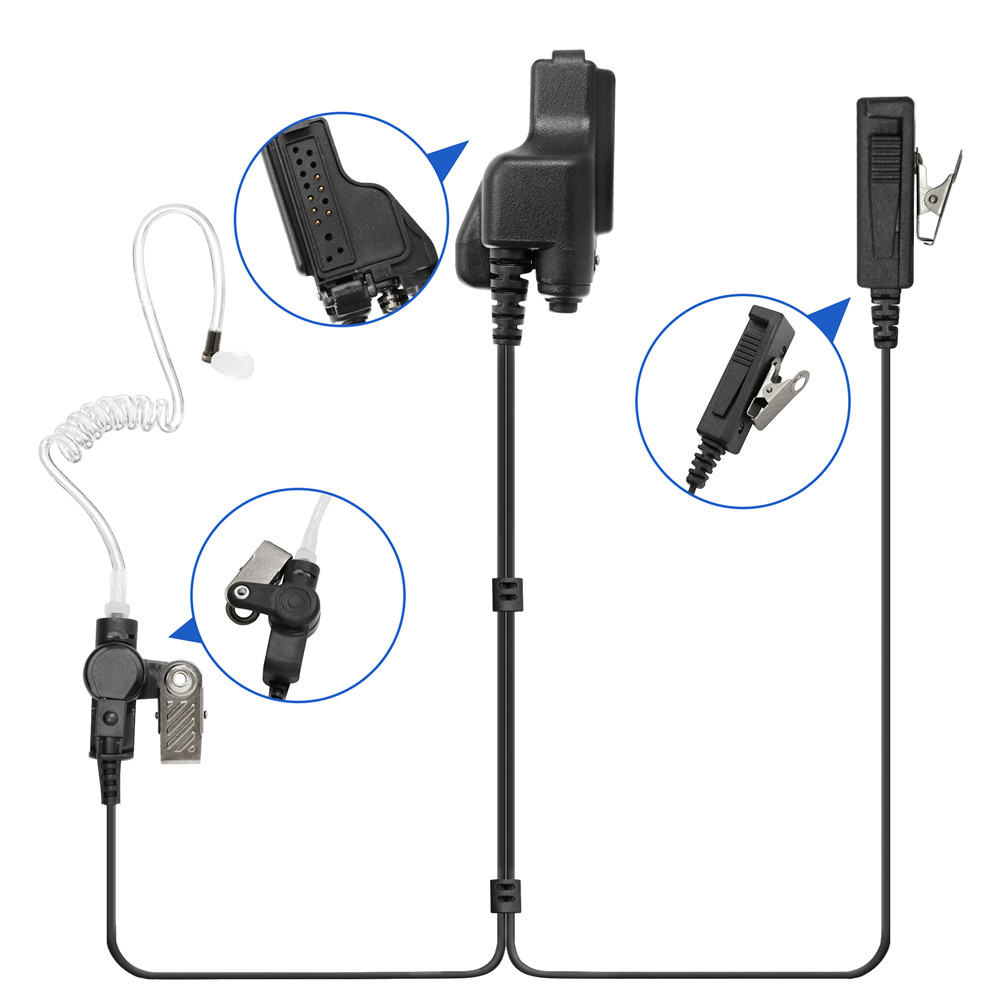 VBLL Walkie Talkie 2-wire Surv - Wired Earphone Mic avis et prix