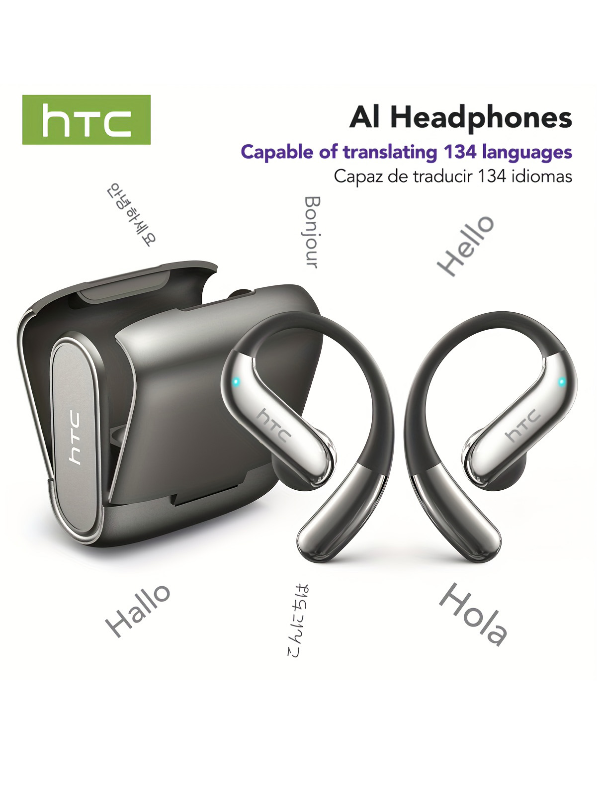 Open-ear Bluetooth Headphones  - Earbuds Charging Case avis et prix