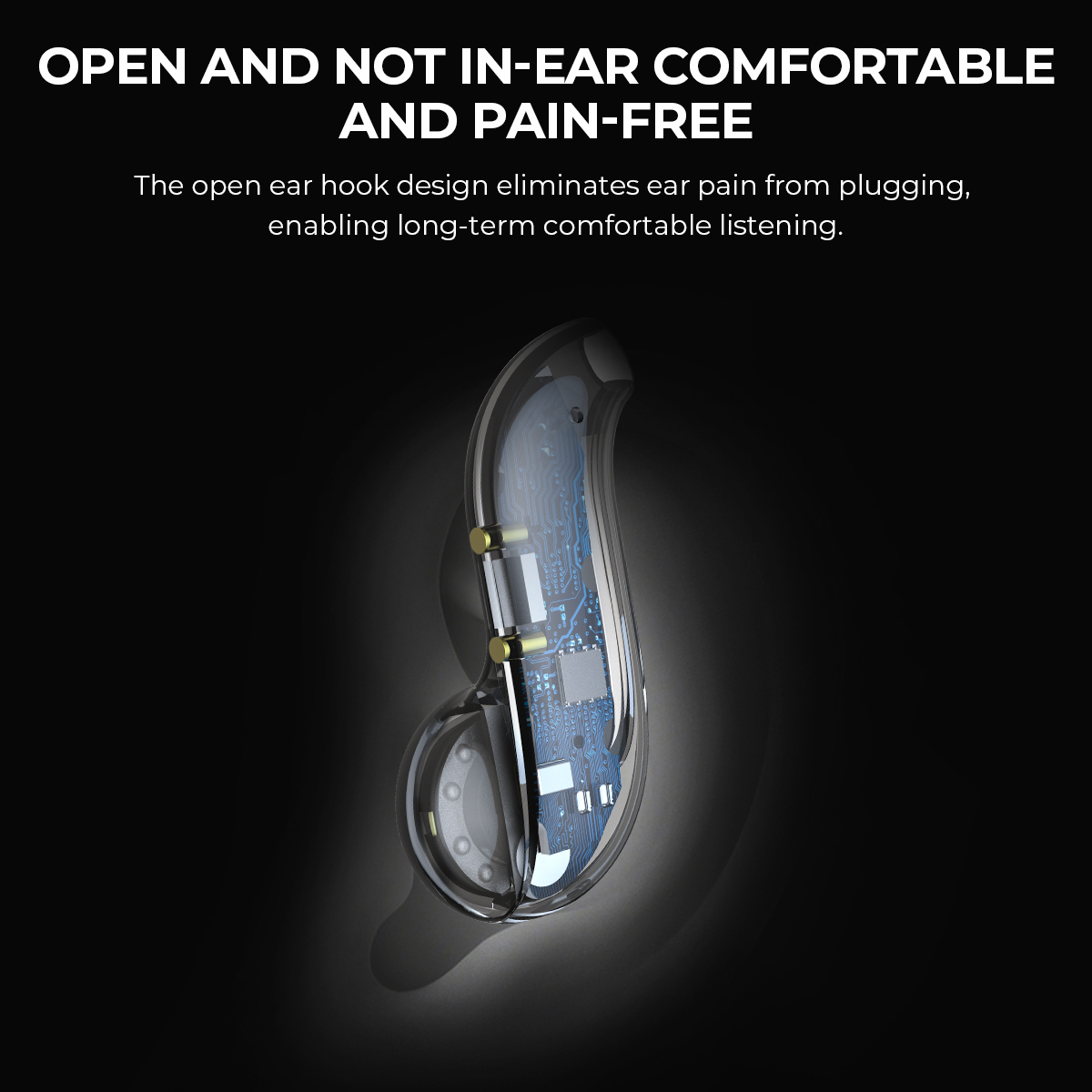 Open-ear Bluetooth Headphones  - Earbuds Charging Case avis et prix