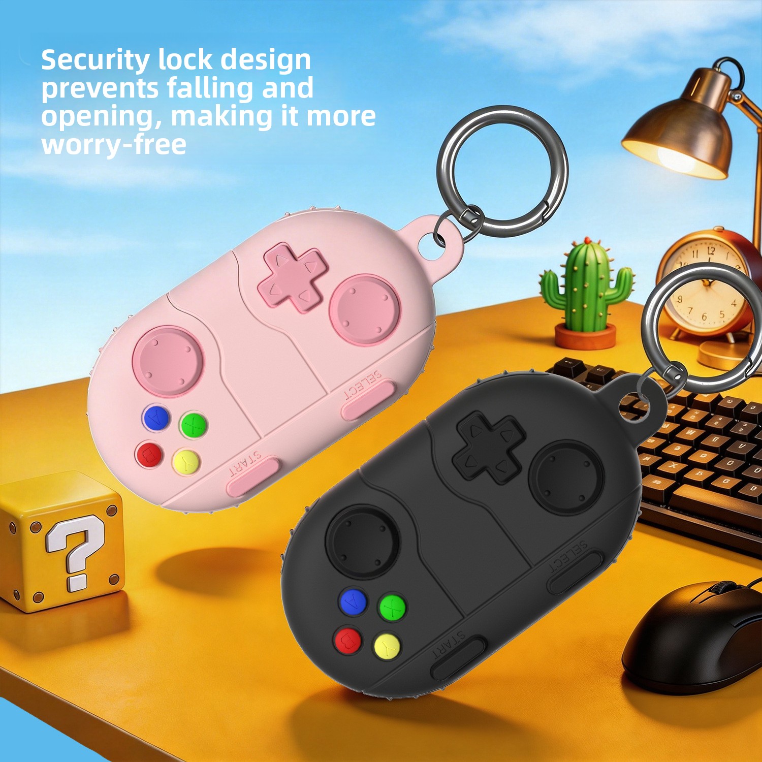 Vintage Silicone Game Style Ca - Earbuds Charging Case avis et prix