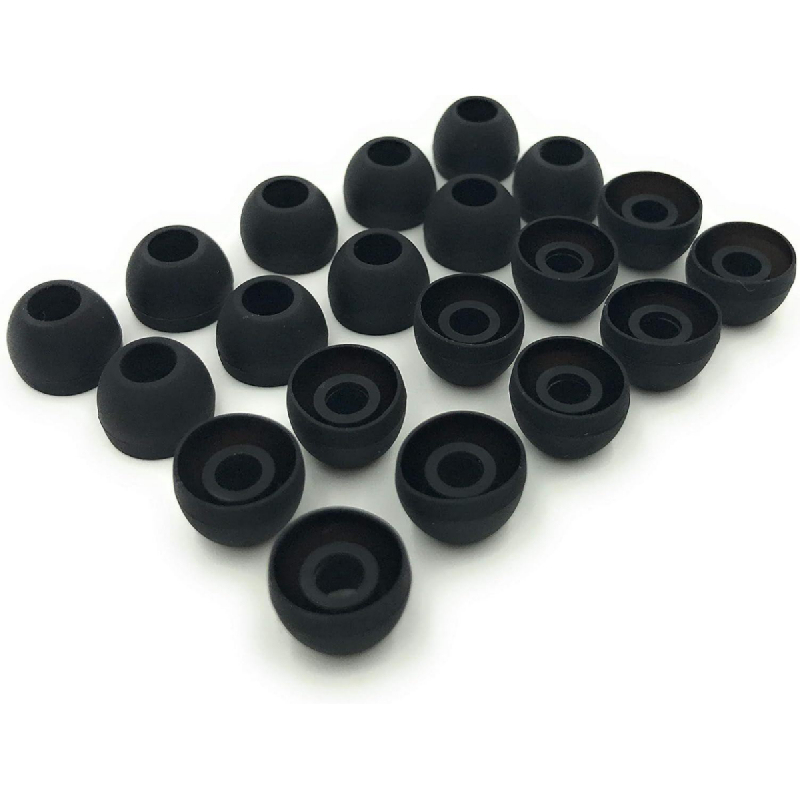 Soft Black Silicone Earbud Tip - Silicone Ear Tip Replacement avis et prix