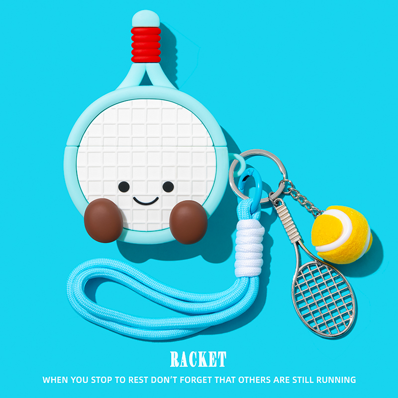 3D Table Tennis Cartoon Cute S - Earbuds Charging Case avis et prix