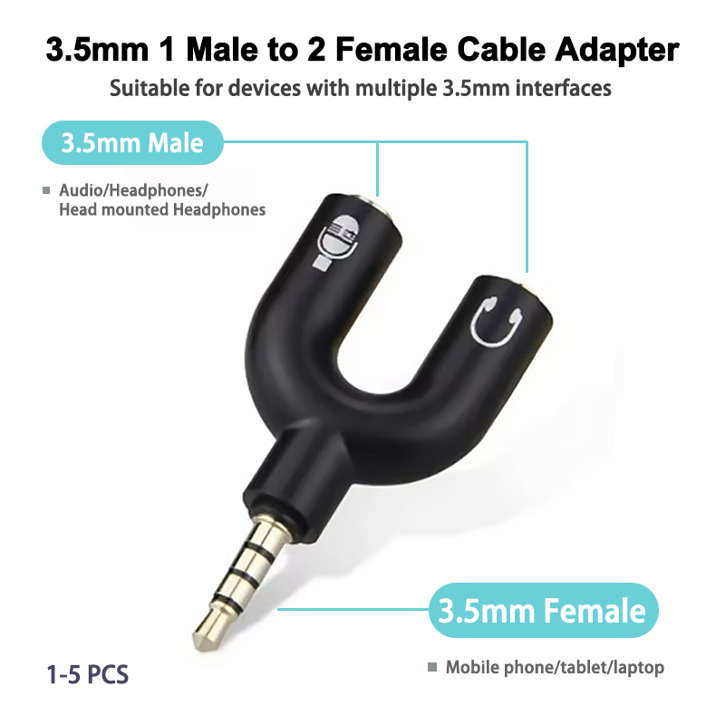 3.5mm headphone splitter micro - Earphone Splitter Jack avis et prix