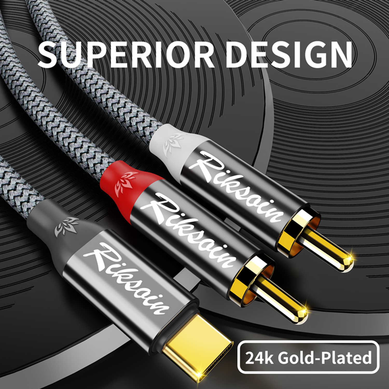 USB C to 2RCA Stereo Cable Y S - Audio Splitter Y avis et prix