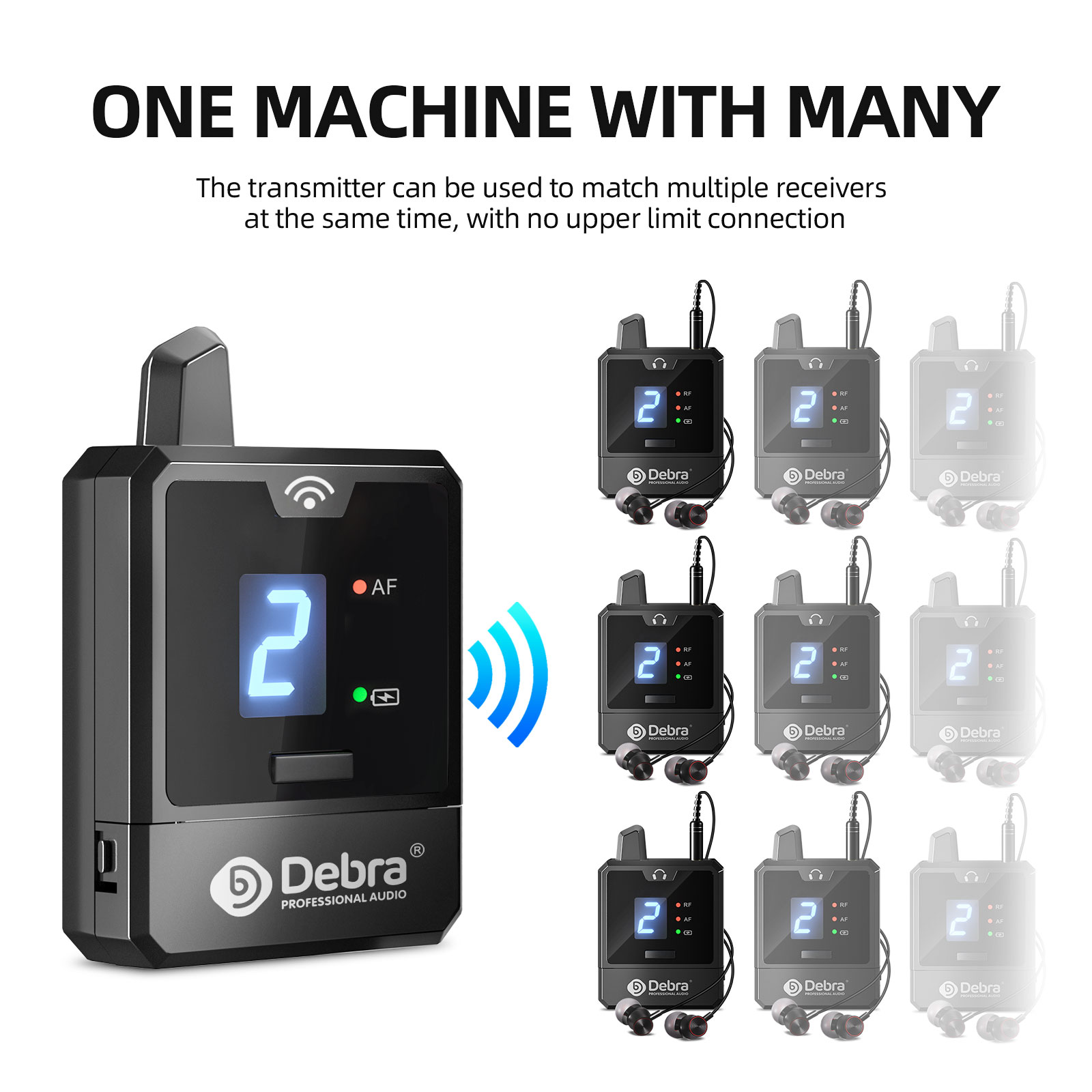 Debra UHF IEM Wireless In-Ear  - In Ear Monitor Iem avis et prix