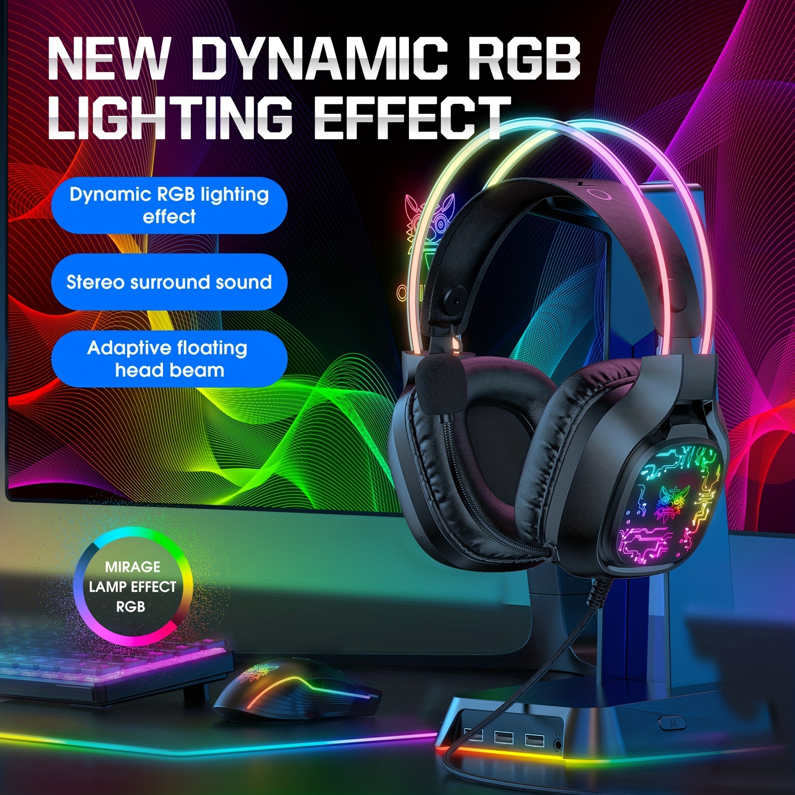 ONIKUMA X22 Gaming Headset RGB - Gaming Headset Rgb avis et prix
