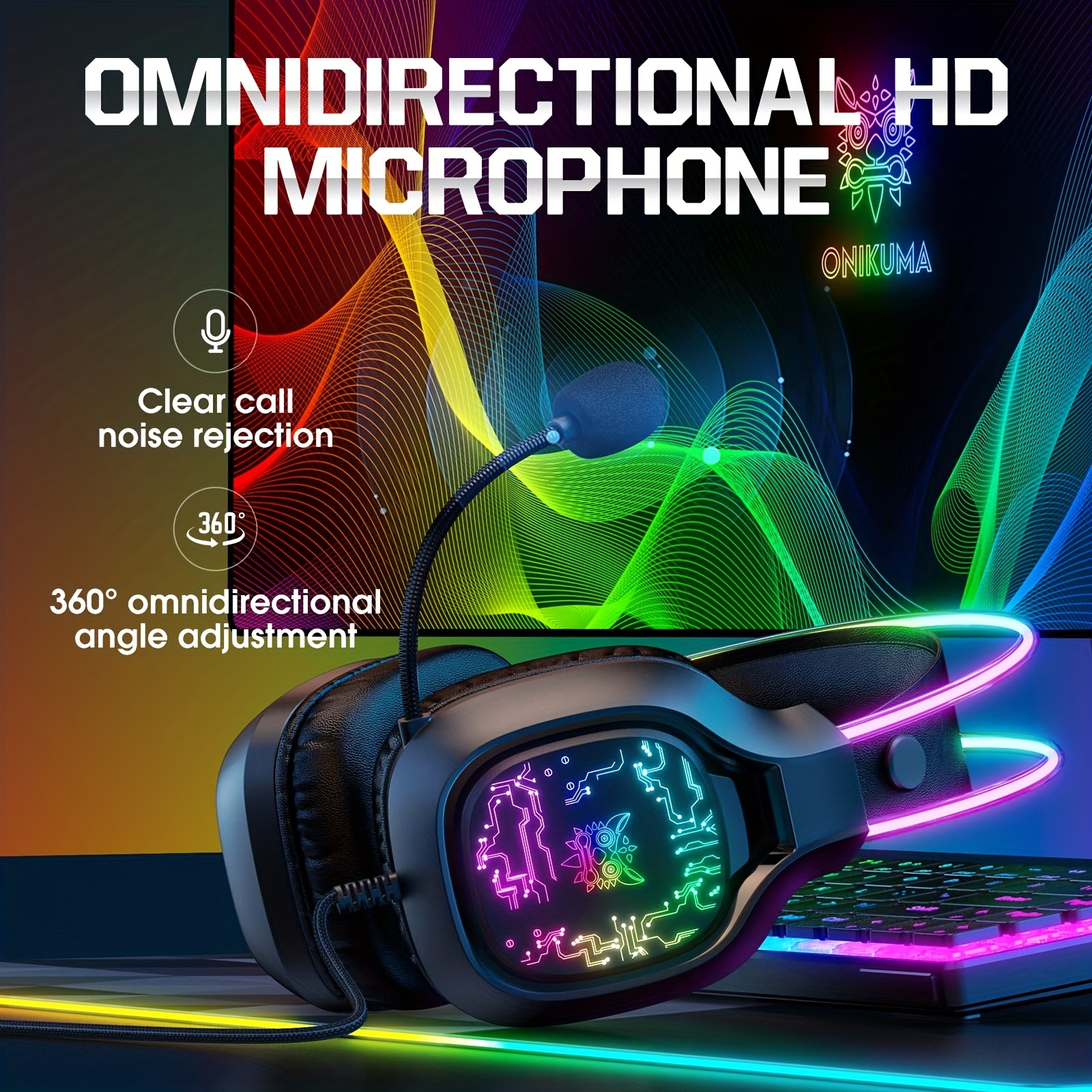 ONIKUMA X22 Gaming Headset RGB - Gaming Headset Rgb avis et prix