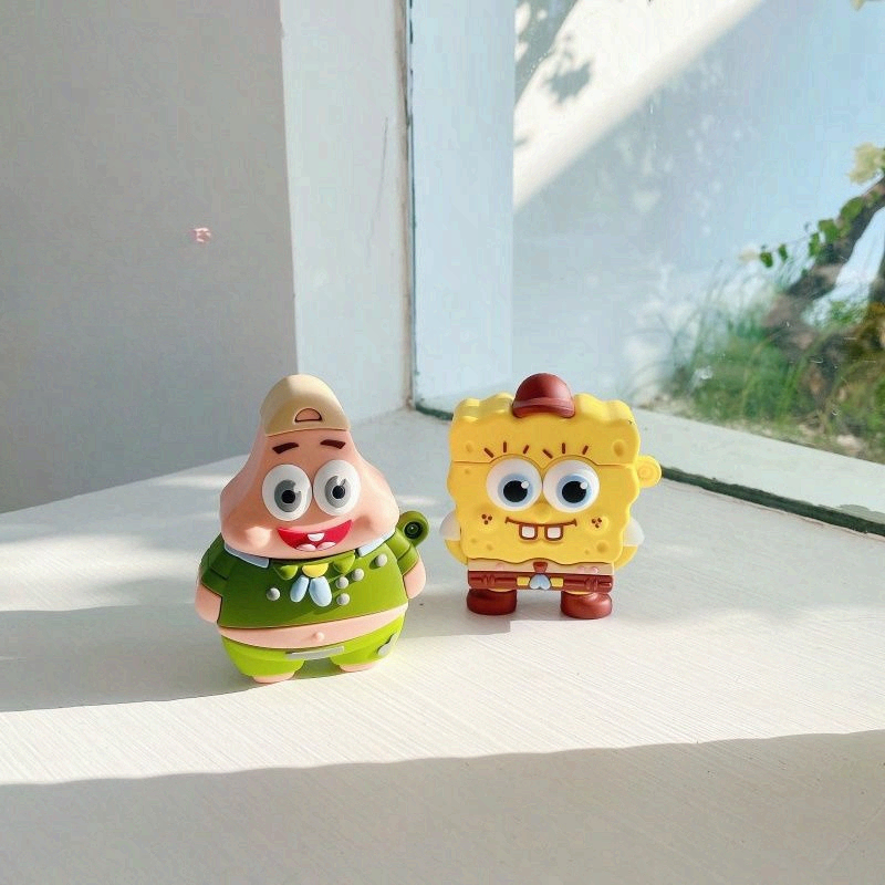 Cute SpongeBob Creative Silico - Earbuds Charging Case avis et prix