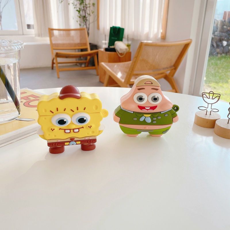 Cute SpongeBob Creative Silico - Earbuds Charging Case avis et prix