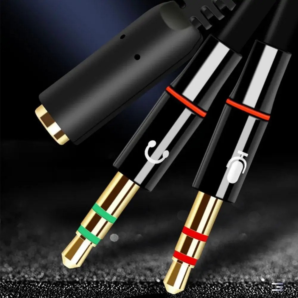 3.5mm Headphone Microphone Aud - Audio Splitter Y avis et prix