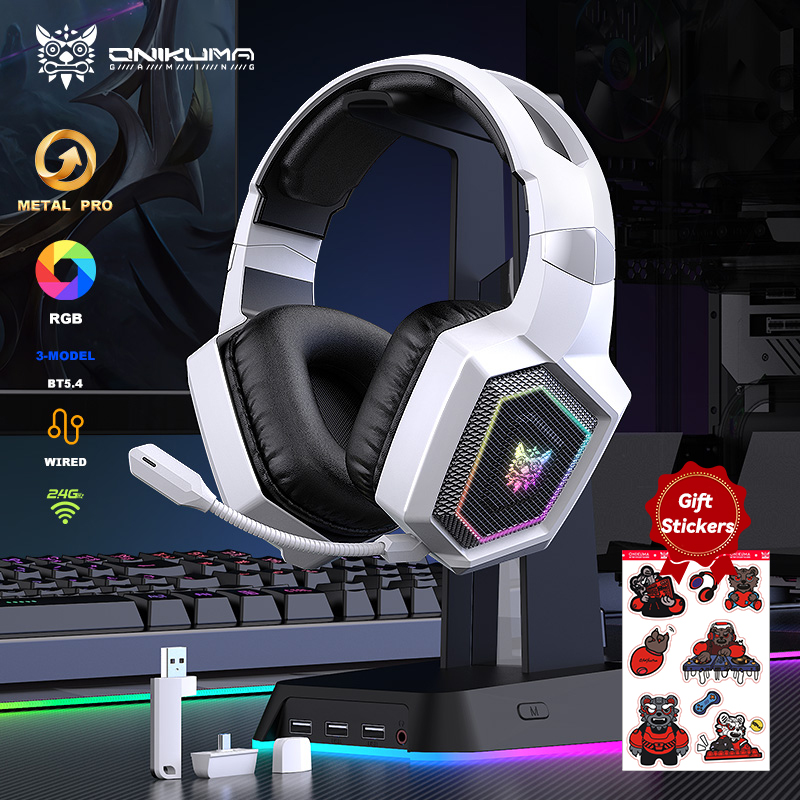 ONIKUMA 2.4GHz Wireless Gaming - Gaming Headset Rgb avis et prix