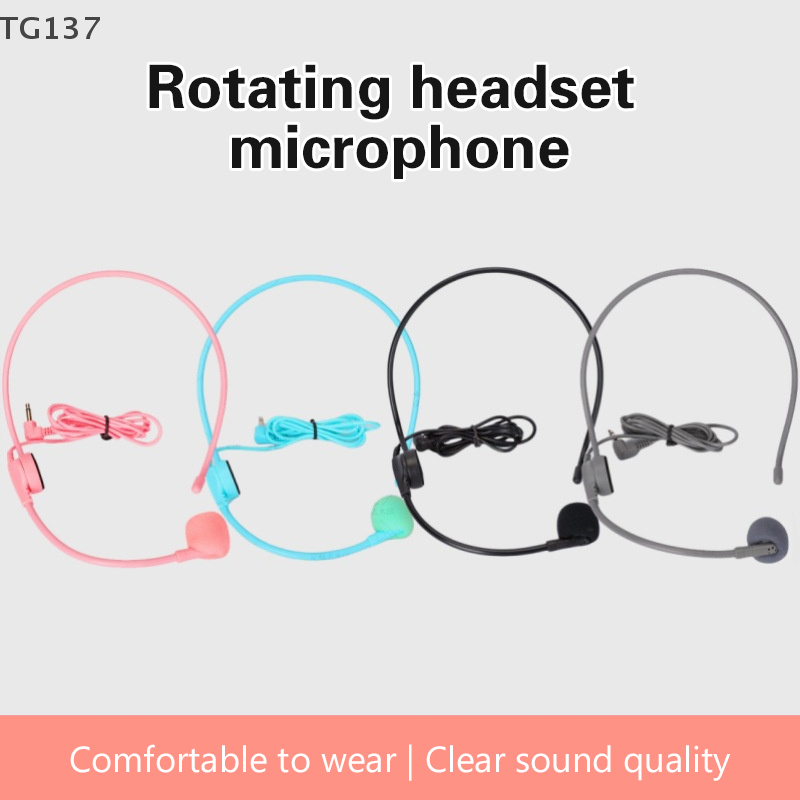 1Pcs 3.5MM Pink Headworn Wired - Wired Earphone Mic avis et prix
