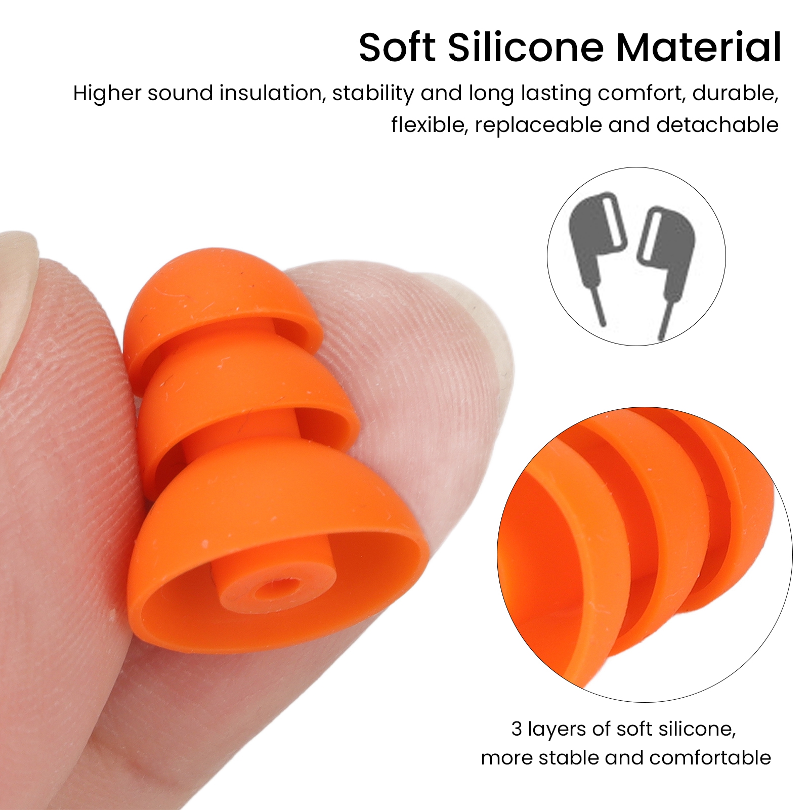 Silicone Eartips Comfort Repla - Silicone Ear Tip Replacement avis et prix