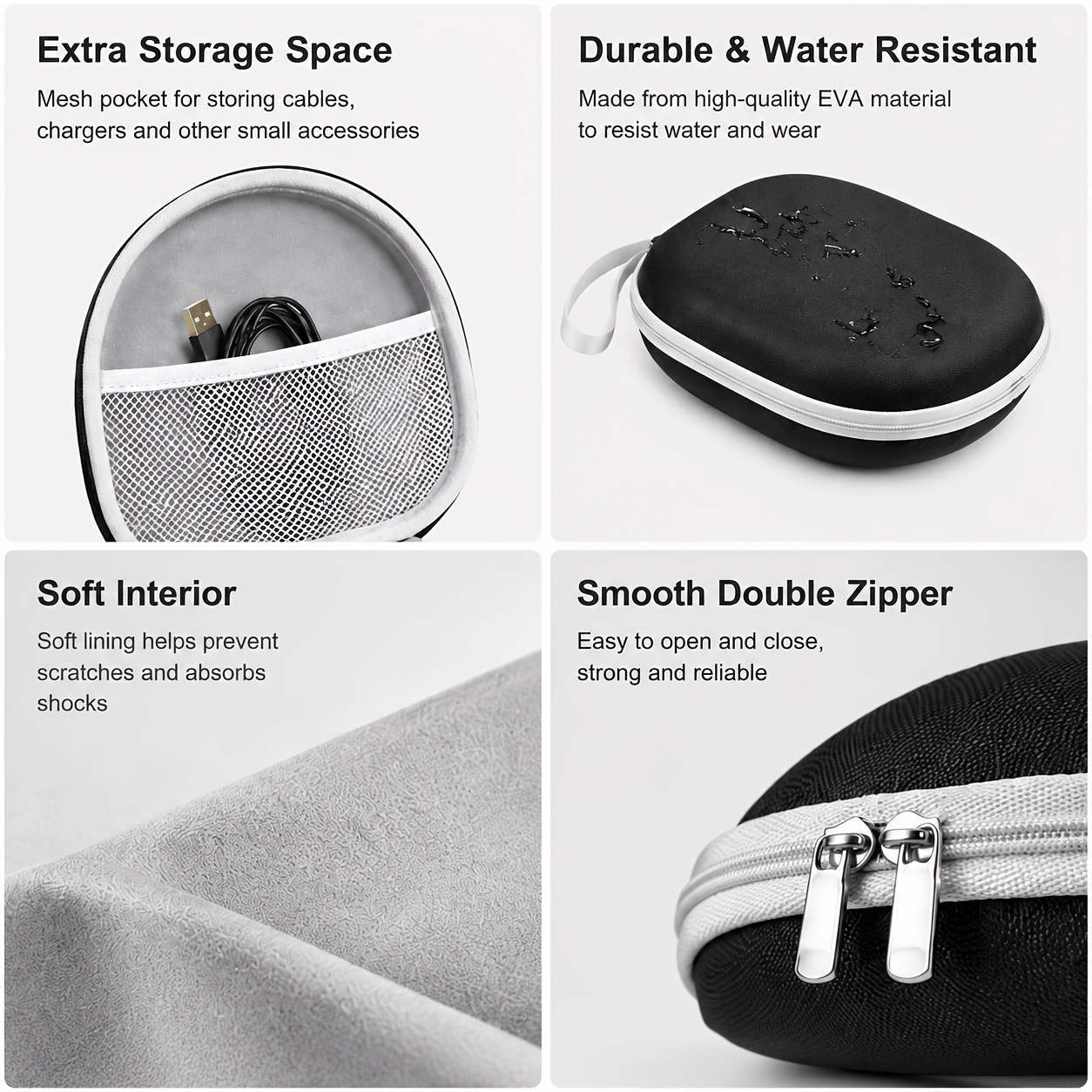 Portable Headphone Storage Cas - Headphone Case Hard avis et prix