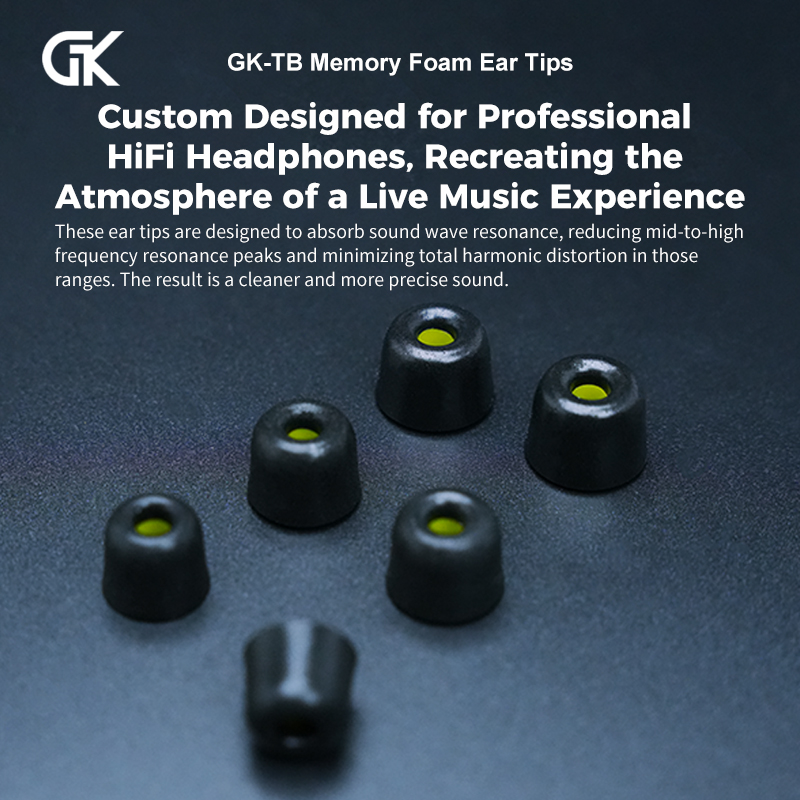 GK-TB 3Pair(6pcs) Noise Isolat - Earphone Foam Tip avis et prix