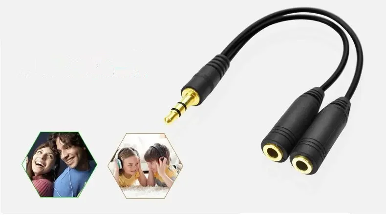 Headphone Splitter, 3.5mm Exte - Earphone Splitter Jack avis et prix