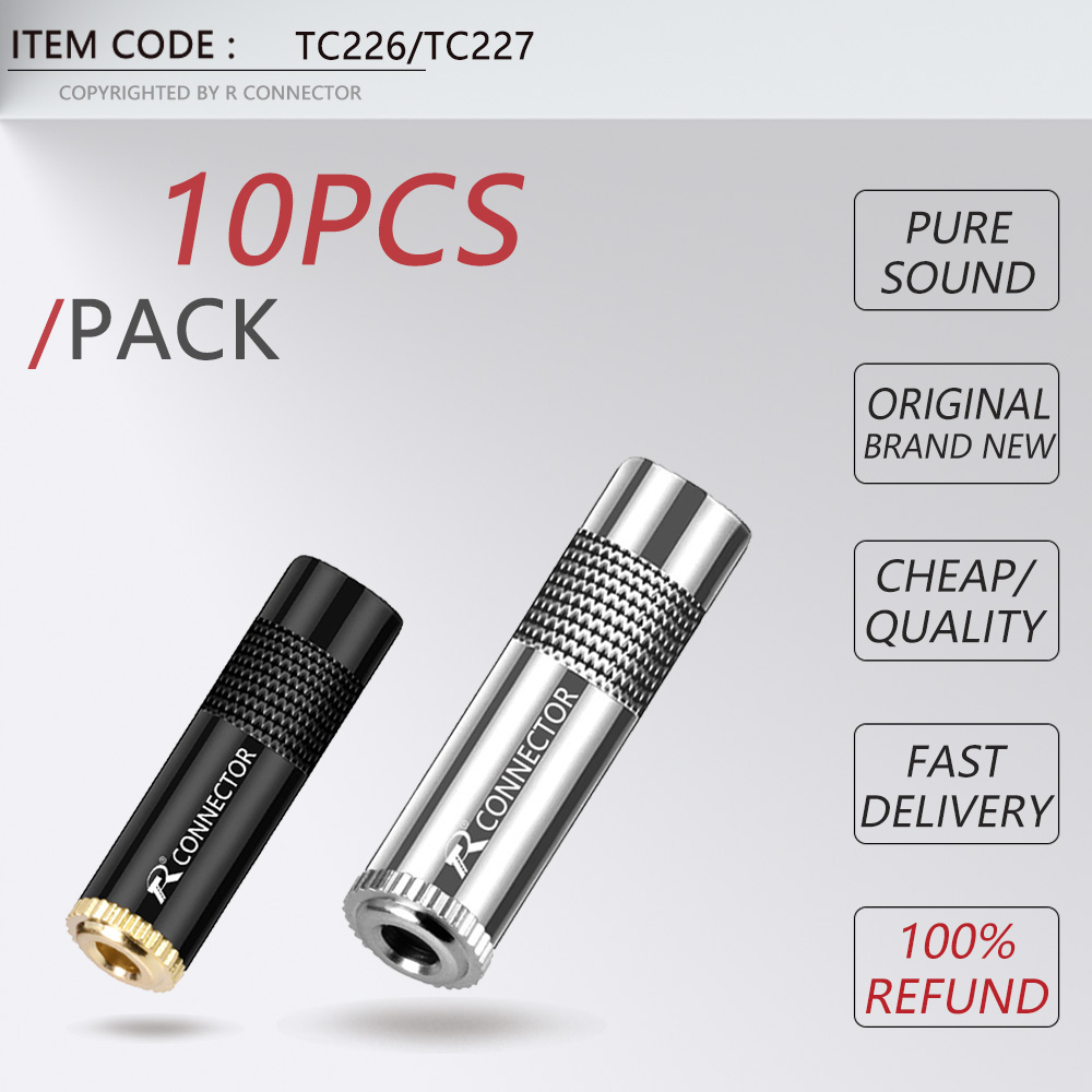 10pcs Audio 3.5mm/6.35mm Jack  - Audiophile Headphone Wired avis et prix